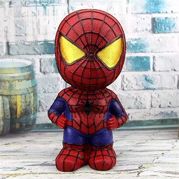 

Big Piggy Bank Home Decoration Spiderman Resin Money Boxes Toy Piggy Banks Gift Kids Money Boxes Coin Piggy Bank New