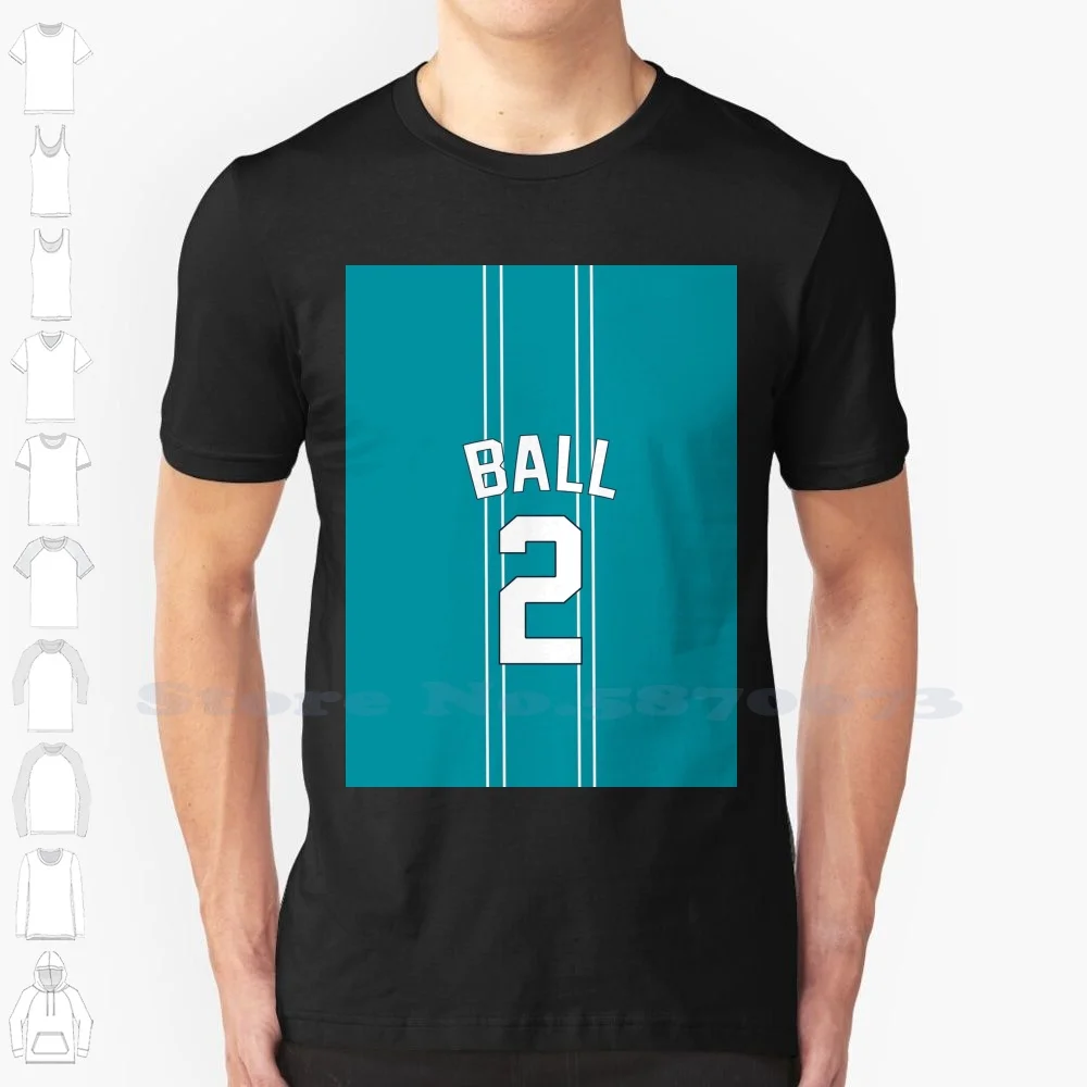 Lamelo Ball Jersey Artwork Cool Design Trendy T-Shirt Tee Lamelo Ball Ball Lamelo Melo Hornets Basket Charlotte Sports