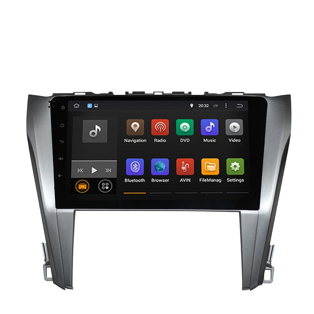 Android 10 0 Автомобильный GPS-навигатор мультимедийный DVD-плеер для Toyota Camry 2015 2016 2017 2018