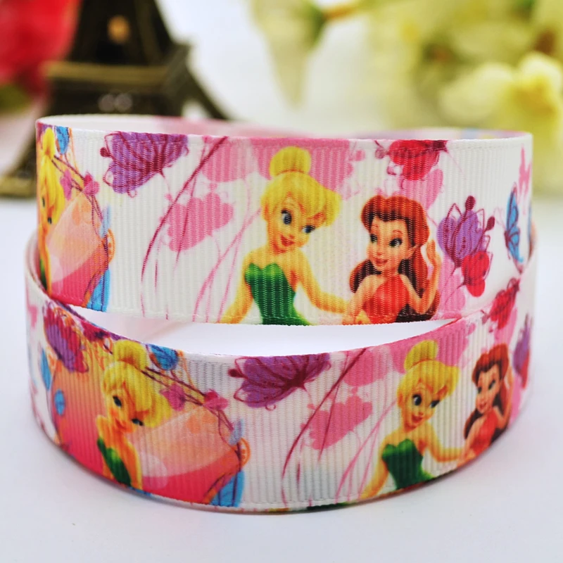 22 мм 25 мм 38 мм 75 мм Ruban Tinker Bell вечерние ленты для украшения 10 ярдов Mul110 - Цвет: X 00014
