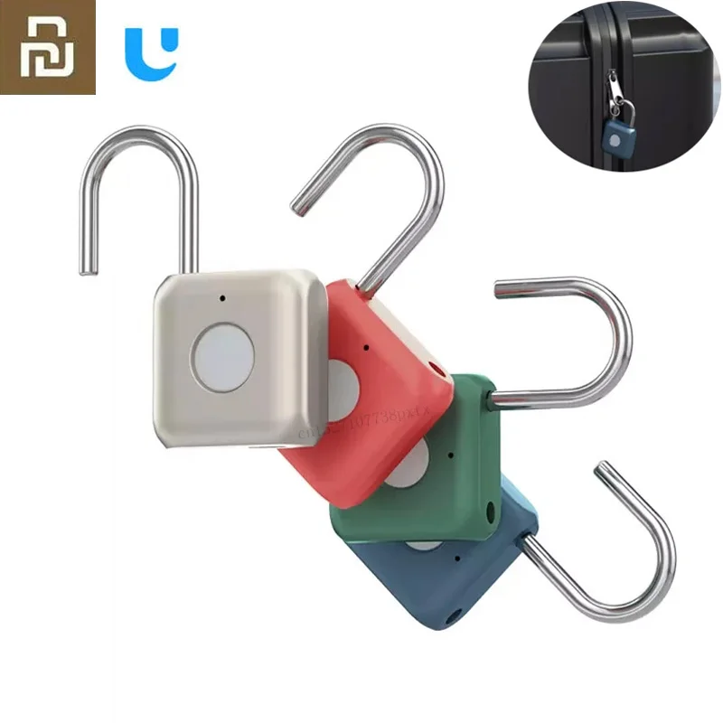Умный навесной замок Youpin с отпечатком пальца Kitty USB водонепроницаемый