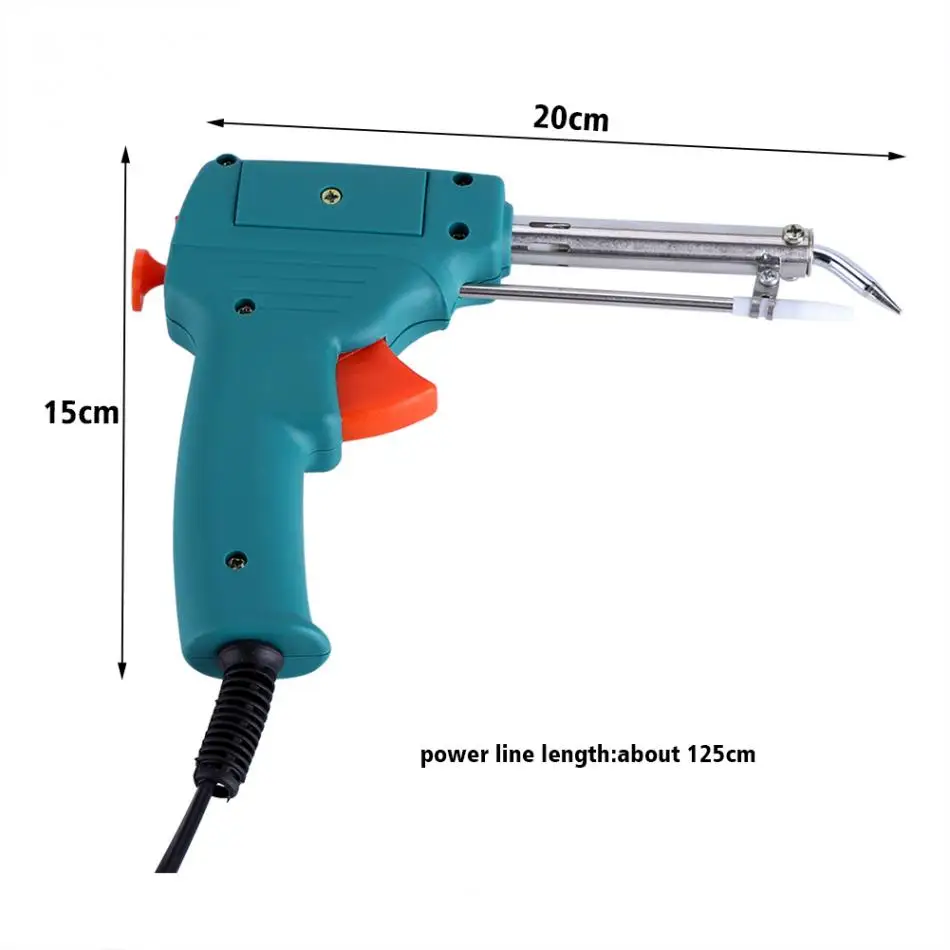 220 В 60 Вт светильник с одной рукой может работать сварочный Электрический автоматический паяльник оловянный пистолет припой набор