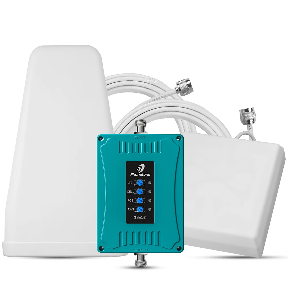 Для США/CA 4G LTE 700MHz Band 13 усилитель сигнала сотового телефона 70dB LTE сотовый ретранслятор 4G усилитель и панель+ антенна yagi