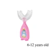 Brosse à dents en forme de U pour enfants, en Silicone, nettoyage à 360 °, soins buccaux, santé, beauté, doux