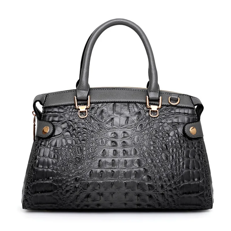 Gykaeo, роскошные сумки, женские сумки, дизайнерская модная сумка на плечо, дамская сумка с узором «крокодиловая кожа», Большая вместительная сумка-мессенджер