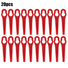 

20pcs Replacement Blades (red) For Einhell Cordless Grass Trimmer GE-CT 18