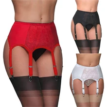Модный тренд, сексуальное женское нижнее белье с кружевным поясом, сетчатые чулки на подтяжках с высокой талией, новые винтажные подвязки без трусиков