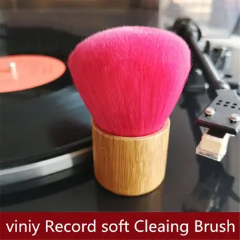 

1PC Wooden Handle Cleaning Brush Soft Brush Cleaner for Vinyl LP Player Accessories