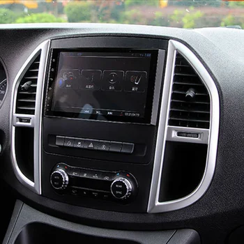 

2 Pcs/set Front Center Console Air Vent Trim Cover For Mercedes-Benz Metris Vito 2014+ Pratical Center Console Ventilation Trim