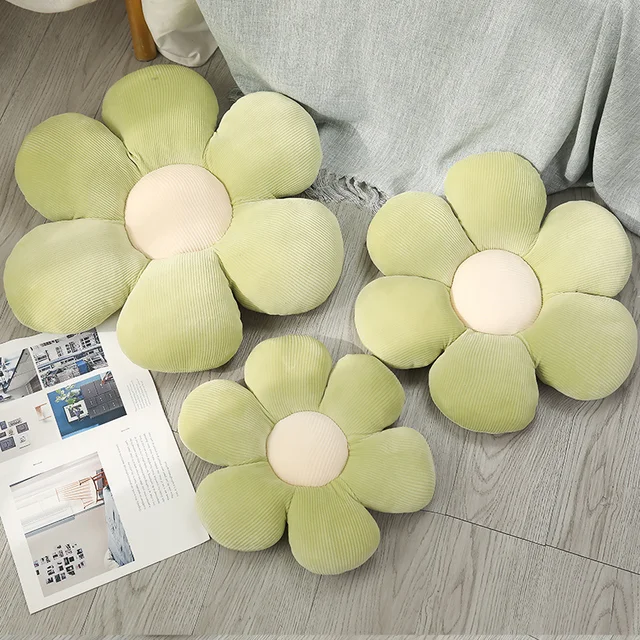 35-75cm Beautiful Colorful Flower Plush Pillow Toy Soft Cartoon Plant Stuffed Daisy Chair Cushion Sofa Kids Lovers Birthday Gift 6