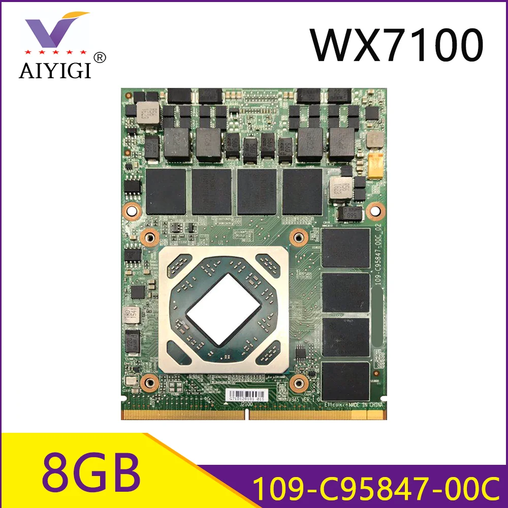 Оригинальная видеокарта FirePro WX7100 GDDR5 8 ГБ с X кронштейном 109 C95847 00C для ноутбука Dell