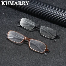 KUMARRY ультра светильник TR90 очки для чтения для мужчин/женщин анти синий светильник компьютер близорукие очки диоптрий 1,0+ 2,0+ 3,0+ 4,0