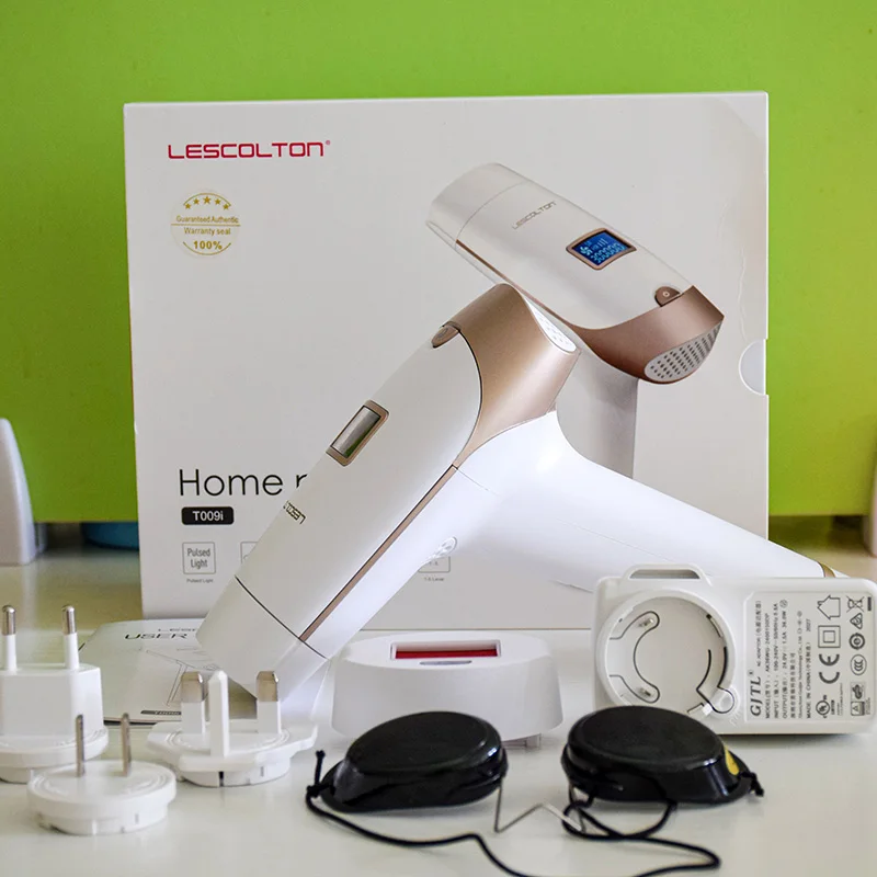 Лазерная эпиляция Lescolton T009i Эпилятор 2 в 1 IPL с ЖК дисплеем Перманентная подмышка