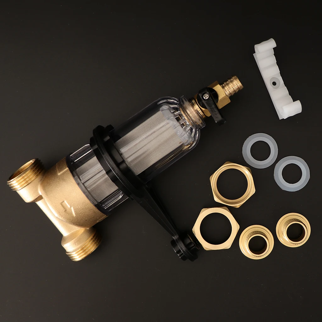 Reusable Spin Down Sediment Filter  Alternative Descaler Softener Hot Water System Protector