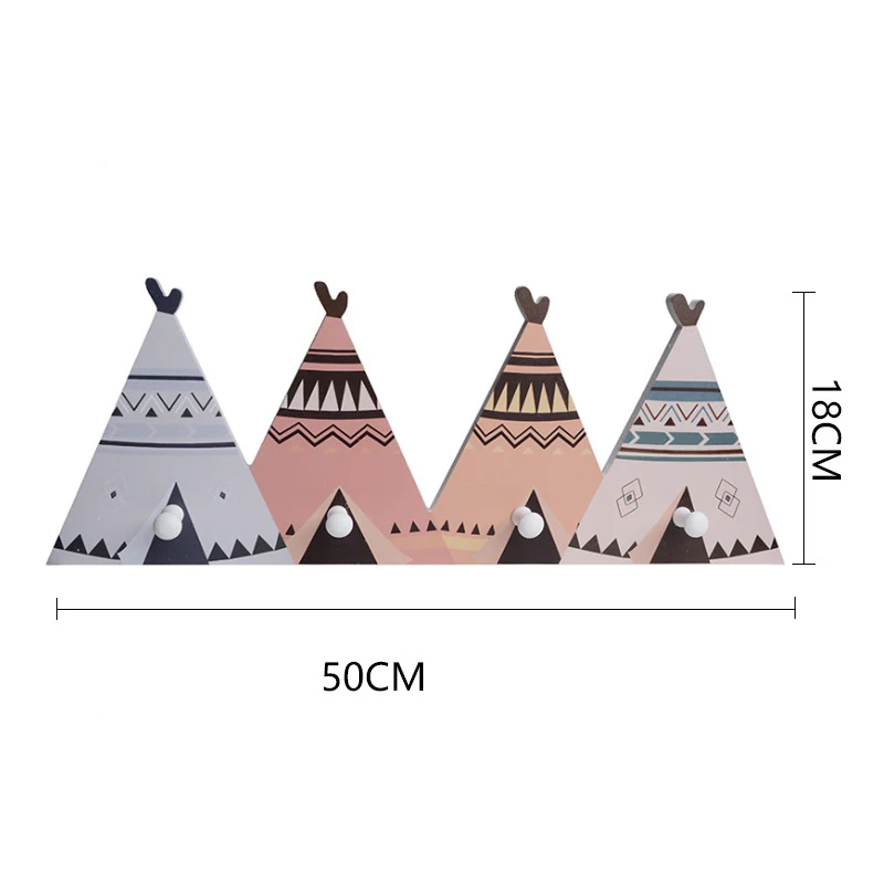 Скандинавский стиль, декор для детской комнаты, Настенный декор, вешалка, скандинавский декор, настенная полка, крючок, украшение для детской комнаты, держатели для хранения - Цвет: Tent