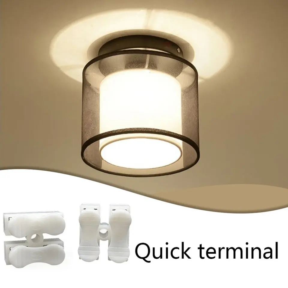 Durable Ceiling Light Dedicated Fast Wiring Terminals Self Locking