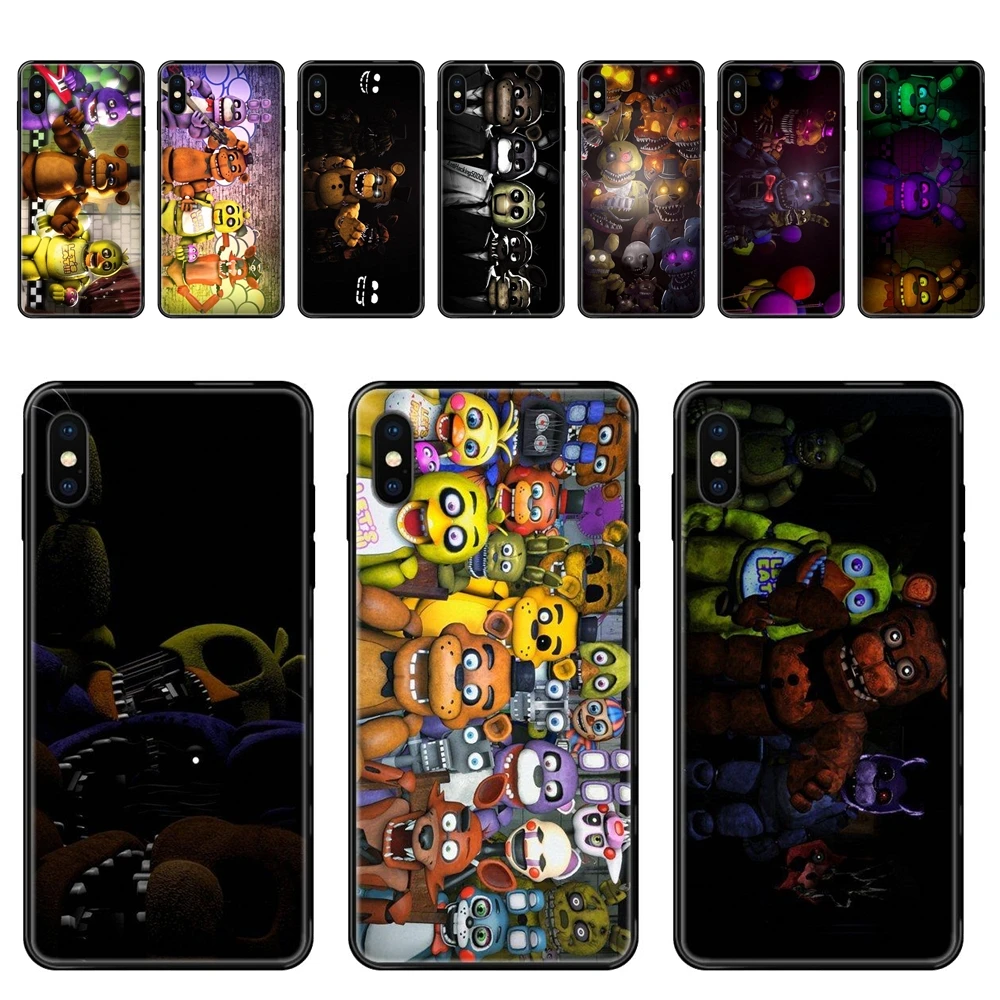 Black Soft TPU Coque Case Capa Sfm Fnaf Animatronics Real For Huawei P40 P30 P20 P10 P9 P8 Lite Plus Pro P Smart 2017 2019 | Мобильные