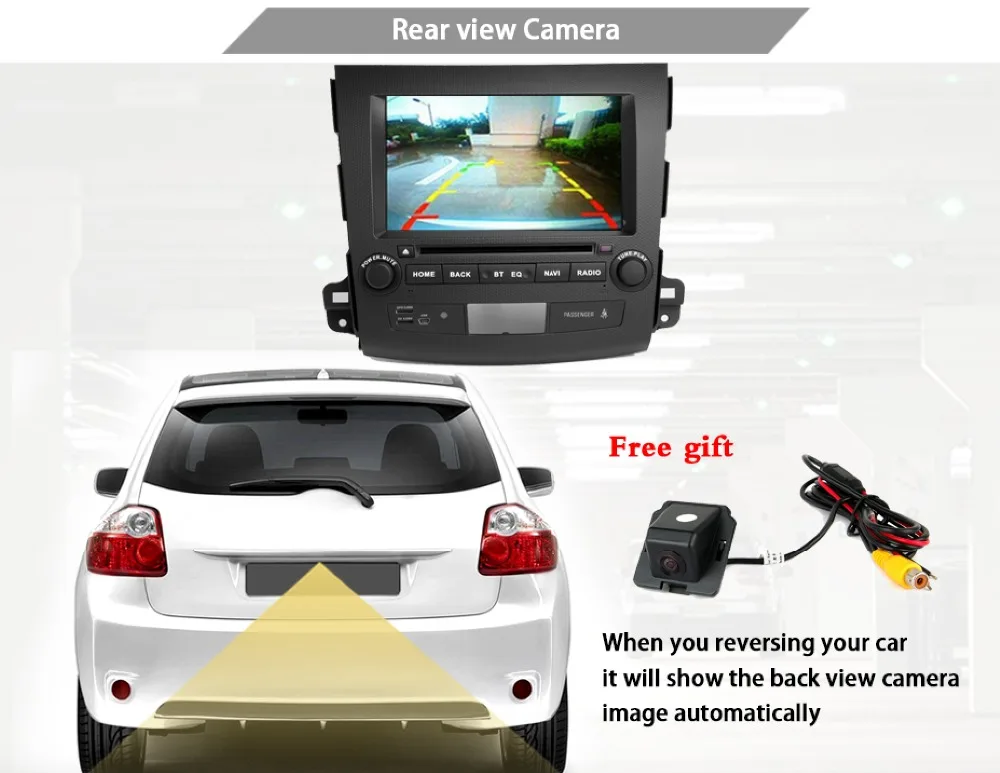 Android 9,0 автомобильный dvd gps мультимедийный плеер для Mitsubishi Outlander xl 2 Автомобильный dvd Навигатор Радио Видео Аудио плеер 4007 USB DVR