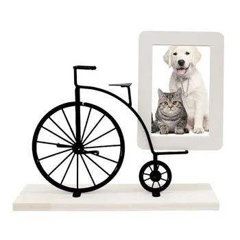 

American Country Style Bicycle Model Vitnage Bike Photo Frame Home Desktop Decoration Ornaments Gift for Friends