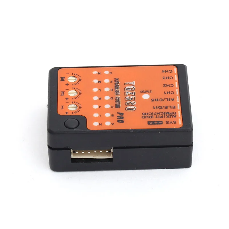 VWINRC TGZ580 3-Axis Gyro' FBL контроль высоты умная система полета с проводом для T-Rex 250-800 RC вертолет