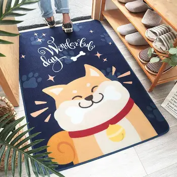 

Dog Pattern Environmental Skid Resistant Repeatable Bathroom Mat Floor Mat Mat Living Room Decoration Sofa Home Bedroom