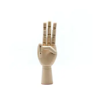 

Right Hand Wooden Model Sketching Drawing Jointed Movable Fingers Mannequin 090F