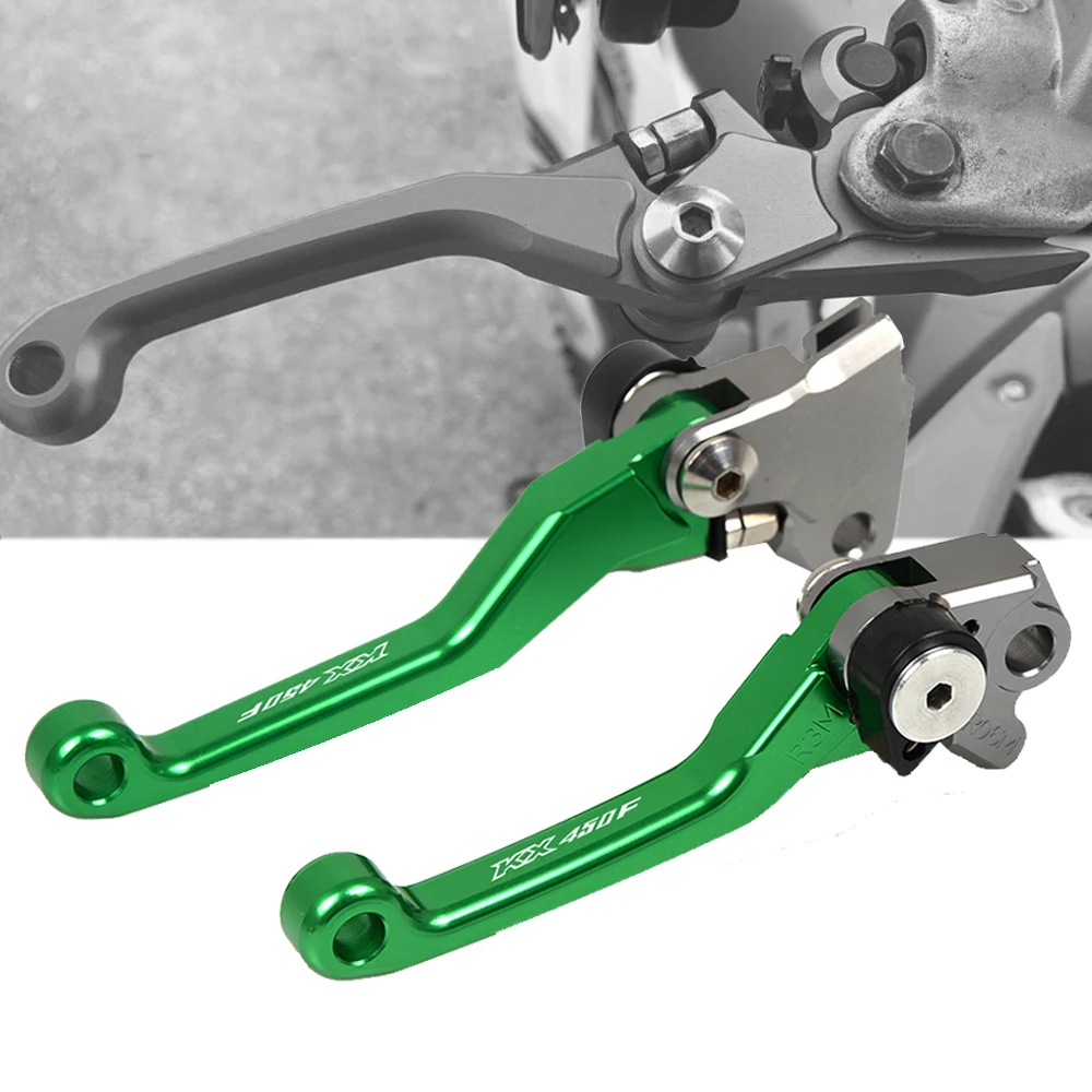 

CNC ORV Folding Brake Clutch Levers Handle Grips For KAWASAKI ATV KXF450R KXF 450R kxf450r KX450F KX 450F kx450f