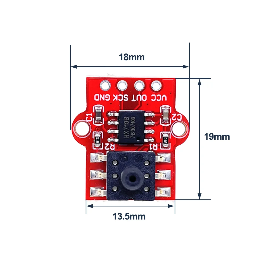 3.3-5V Digital Barometric Pressure Sensor Module Liquid Water Level Controller Board 0-40KPa Connect 2.5mm Soft Tube For Arduino