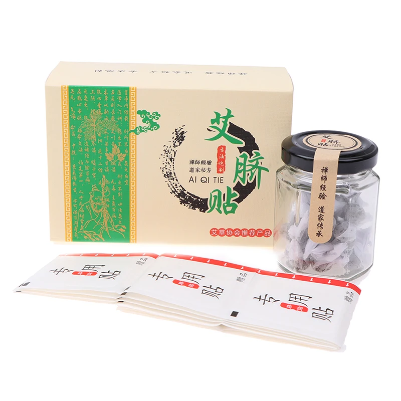 

30Pcs Moxa Belly Button Sticker Chinese Medicine Navel Sticker Warm Moxibustion Paste Detoxification Cold Paste