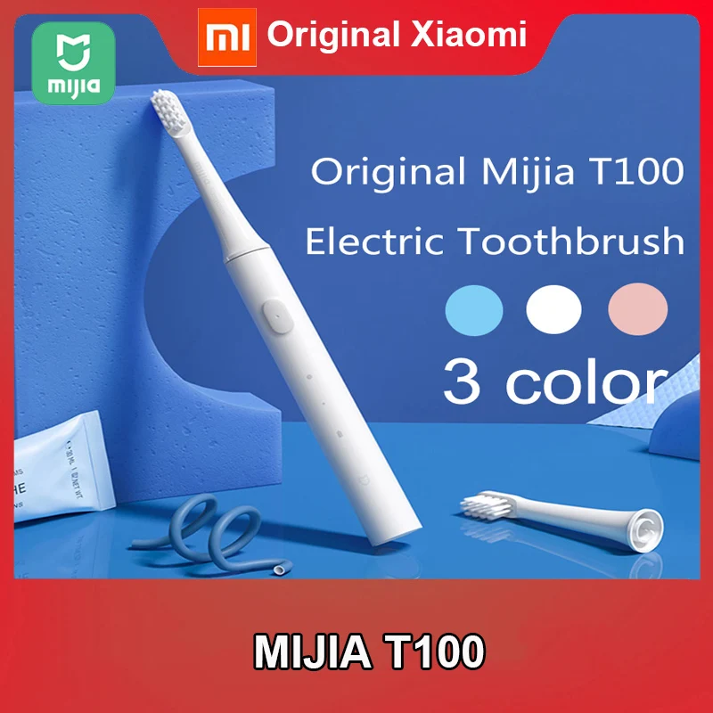 Новинка Xiaomi Mijia T100 Mi умная электрическая зубная щетка 46 г 2 скорости звуковая