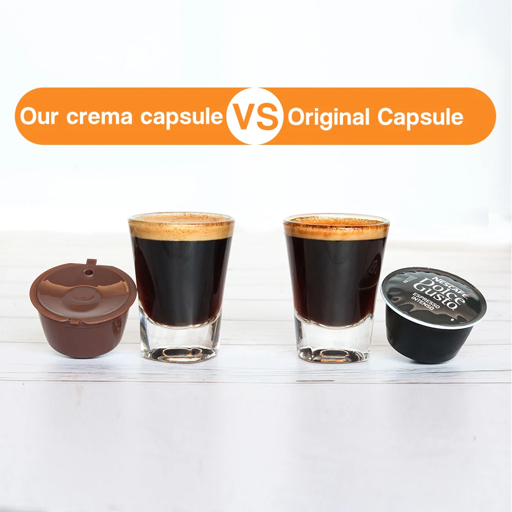 Crema кофе капсула фильтр Обновления 3-го поколения для dolcegusto Cafeteira многоразовые кофейные чашки корзины капельница