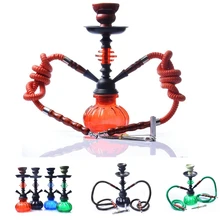 Современный акриловый кальян наргиле Бонг для курения арабский кальян наборы небольшой двойной кальян набор вечерние подарки бар Домашний подарок