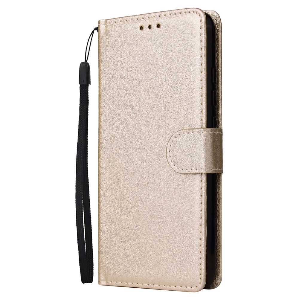 Gold Чехол-портмоне из кожи с откидной Чехол для спортивной камеры Xiao mi Red mi Note 8, 8, 7, 6 5A 4 4X Pro 8 8A 7A 6A 5A 4A K20 Pro Coque для Xiaomi mi 8 9 9 Pro - Цвет: Gold