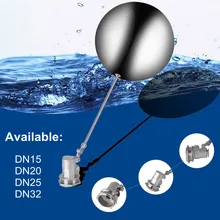 Поплавковый клапан бак для холодной и горячей воды из нержавеющей стали 304 контроль потока плавающий клапан Коррозионностойкий DN15 DN20 DN25 DN32
