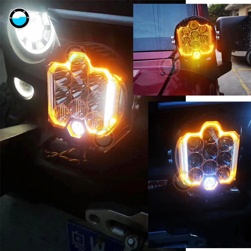 Из 2 предметов/1 шт. 7 дюймов круглый светодиодный потолочный светильник 6500K IP67 Spot дальнего света 90 Вт Светодиодный светильник для Jeep SUV лодка 4x4 внедорожные светодиодные лампы