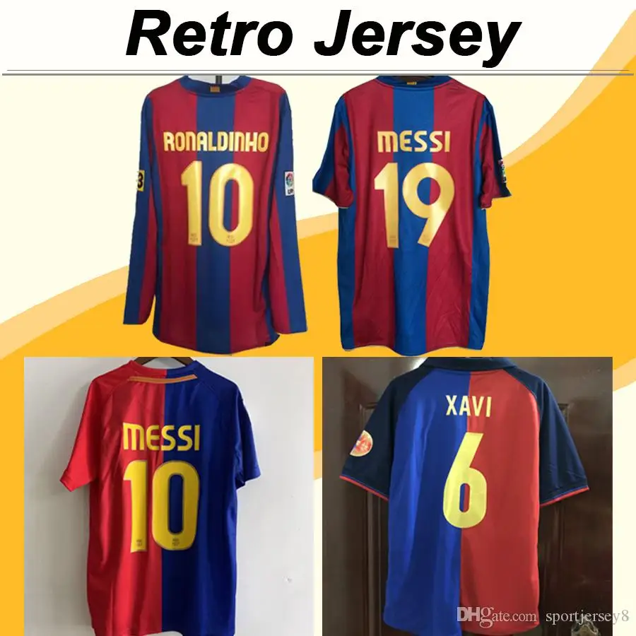 1899 1999 XAVI RIVALDO 100th anniversary футбольные майки 08 09 MESSI PIQUE A. INIESTA RIVALDO ретро футбольные футболки