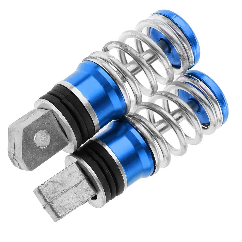 Motorcycle Modified Passenger Rear Seat Foot Pegs Footrests Pedals Steps - 2PCS