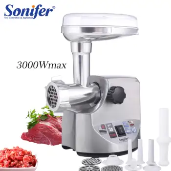 AliExpress - 72% Off: 3000W Powerful Stainless Steel Electric Meat Grinders Home Sausage Stuffer Meat Mincer Heavy Duty Household Mincer Sonifer