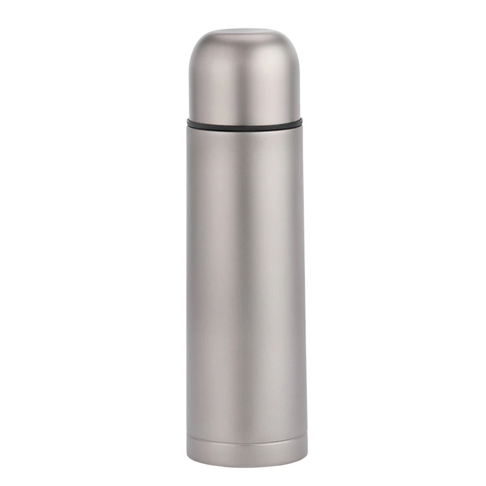 Titanium Water Bottle 450/500ml Double Wall Vacuum Insulated Flask Outdoor Sports Leak Proof Tea | Спорт и развлечения