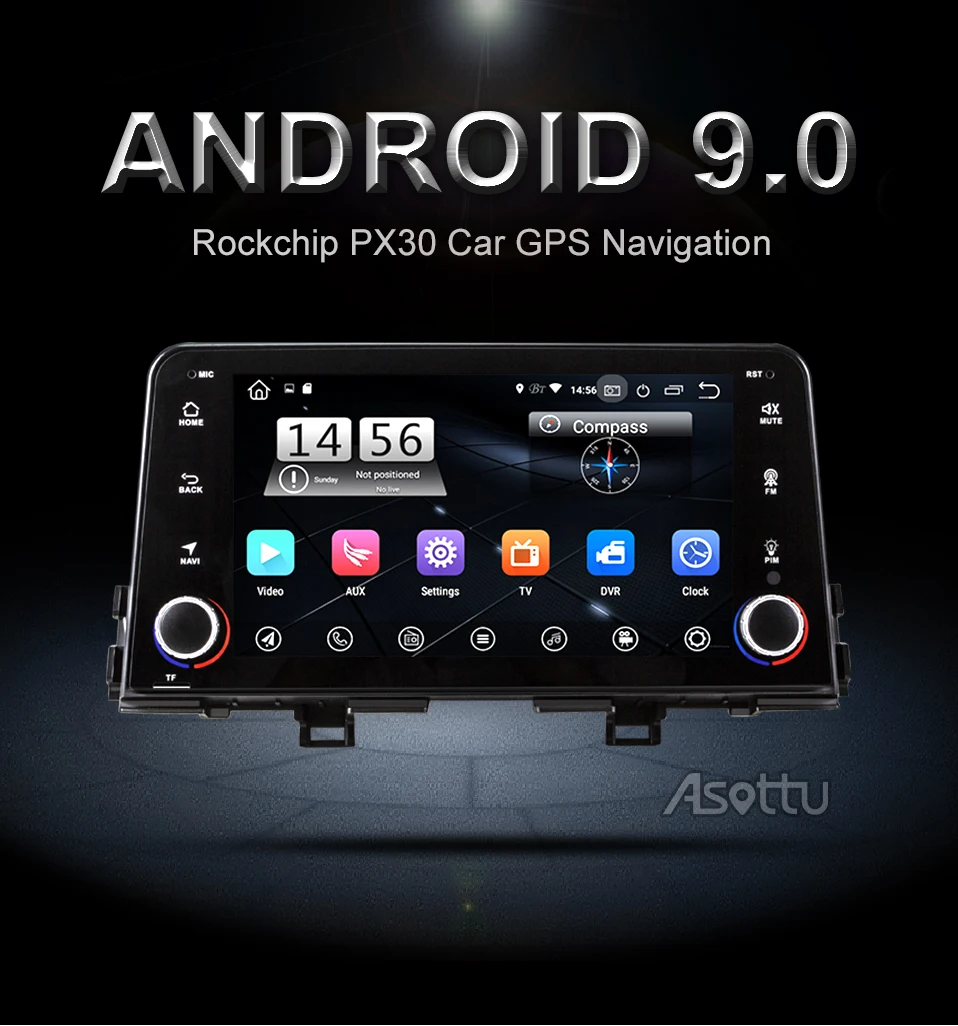 Android 9,0 PX30 автомобильный dvd для Kia Picanto gps навигация автомобильный мультимедийный плеер Видео Радио плеер