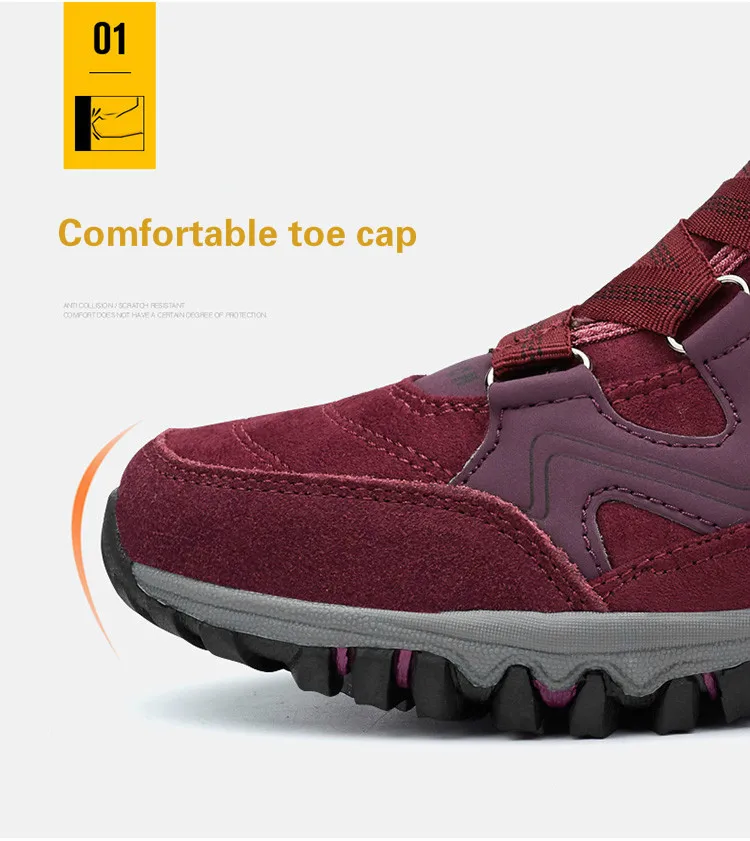 Hommes Bottes De Haute Qualité Hiver Fourrure Chaud Cheville Neige Bottes Hommes Hiver Caoutchouc Travail Bottes Hommes Baskets