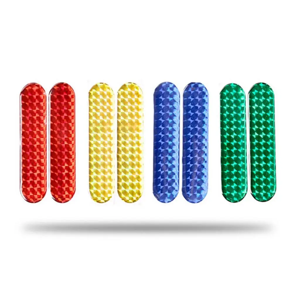 4 Colors Safety Mark 2pcs Car Door Sticker Decal Exterior Accessories Reflective Strips Car Reflective Stickers Car-styling Warn
