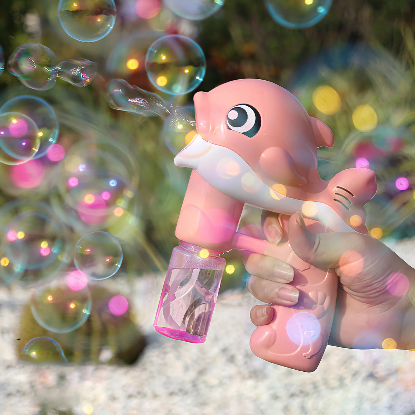 Children Outdoor Bubble Toy Dolphin Shape With Musical Leak-Proof Bubble Maker Multi-Functional Summer Bubble Electric Toy 4 Children Outdoor Bubble Toy Dolphin Shape With Musical Leak-Proof Bubble Maker Multi-Functional Summer Bubble Electric Toy 4