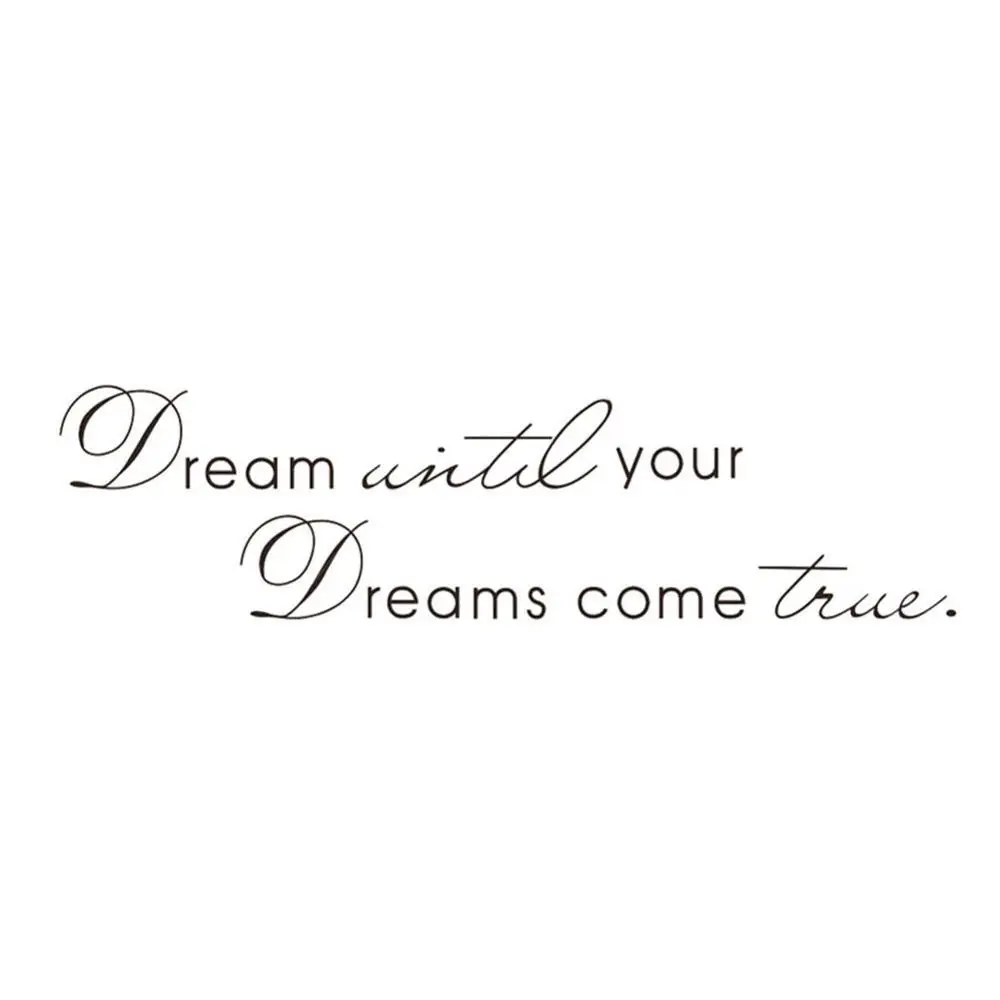 Наклейки на стену Dream come true декоративные виниловые наклейки для гостиной дивана