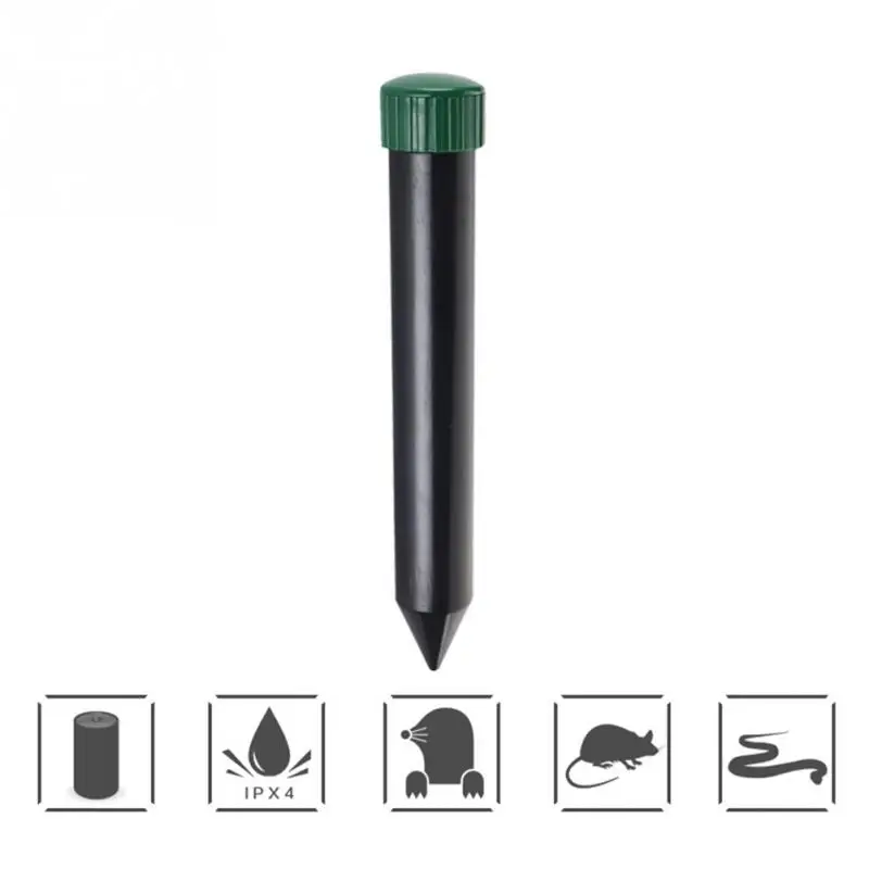 Outdoor Eco-Friendly Garden Ultrasonic Gopher Repellents Mice Mole Snake Mouse Control Pest Repeller