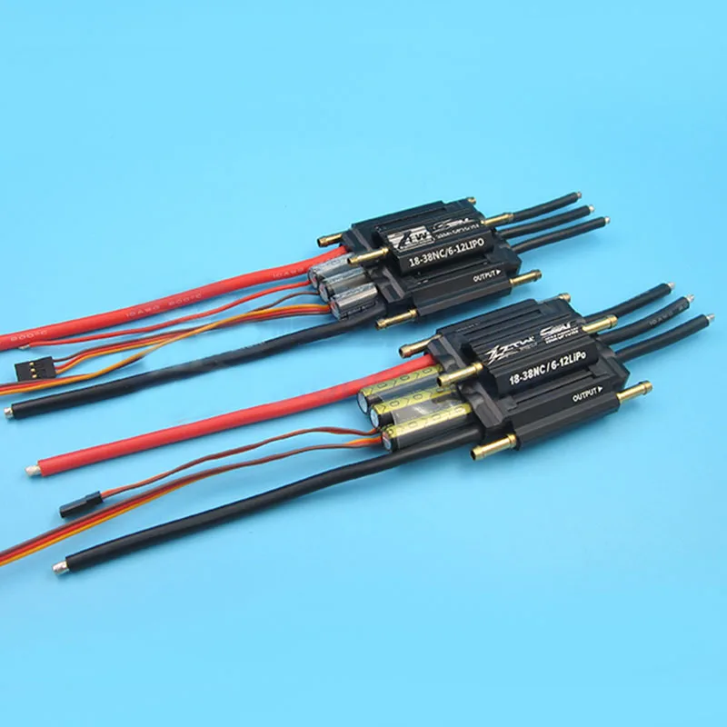 1 шт. ROV ZTW 70A 90A 120A 130A 150A 160A водонепроницаемый бесщеточный ESC двойной способ регулятор скорости 2-6S Lipo части для RC лодки Подруливающее устройство