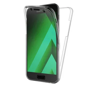 

TBOC case for Samsung A5 (2017) (5.2 ") - Case [Clear] Full [Silicone TPU] Double Face [360 Degree] Proteccion