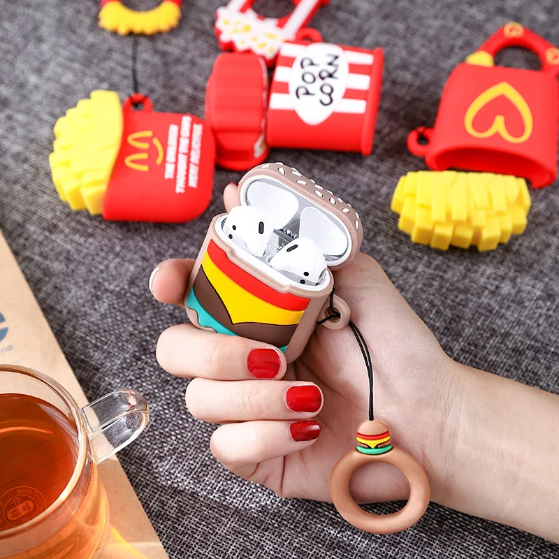 

Wireless Bluetooth Earphone Case For Apple AirPods Soft Silicone Charging Headphones Cases For Air pods Protective Cover