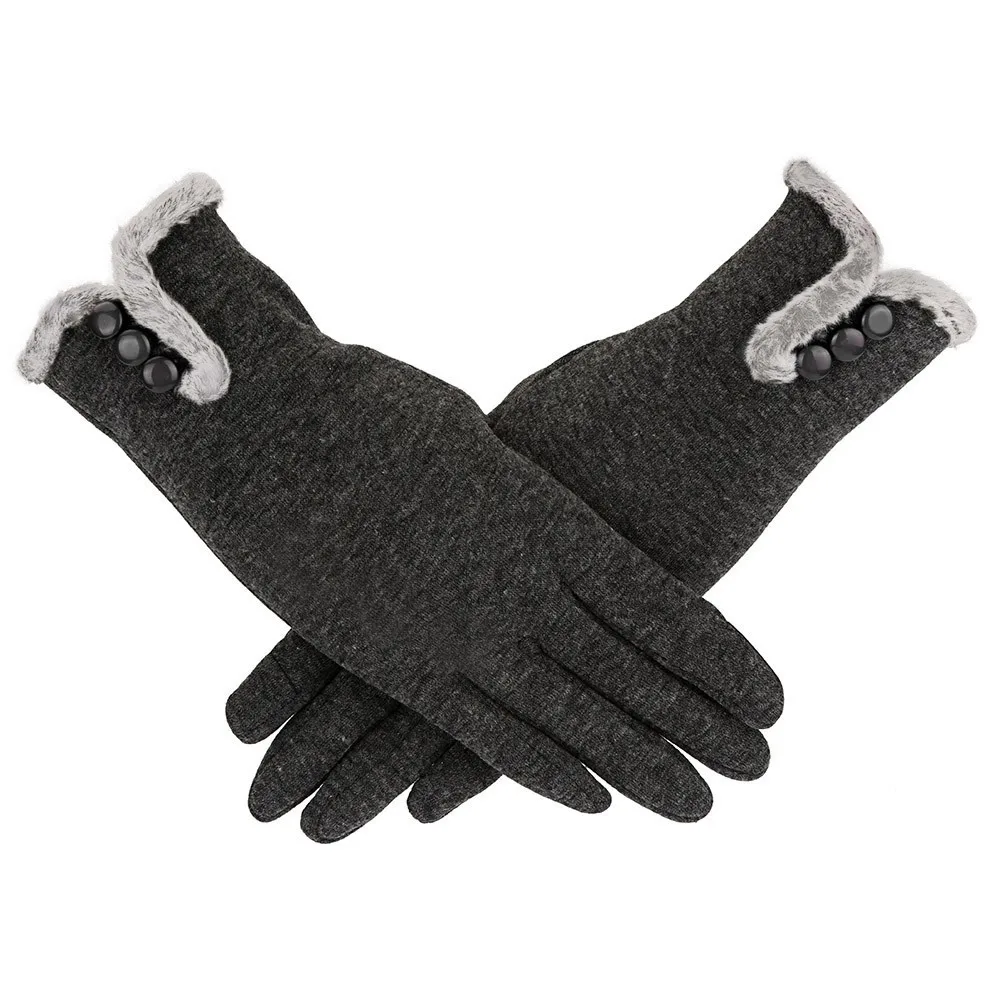Женские перчатки Invierno, зима, кашемировые, сохраняющие тепло, для вождения, полный палец, перчатки для экрана, Guantes Invierno Mujer