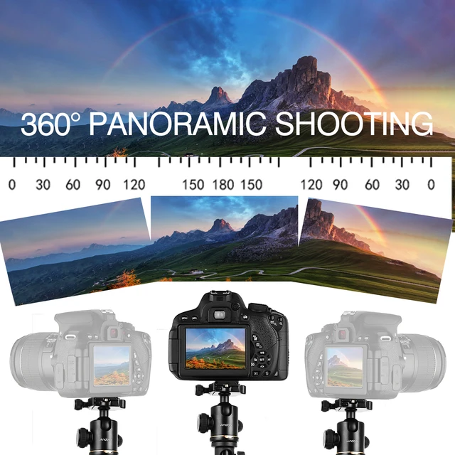 Treppiede Neewer 184 Cm Con Testa A Sfera - Per Fotocamera DSLR, Colonna Centrale Girevole, Max 15 Kg - Foto 5